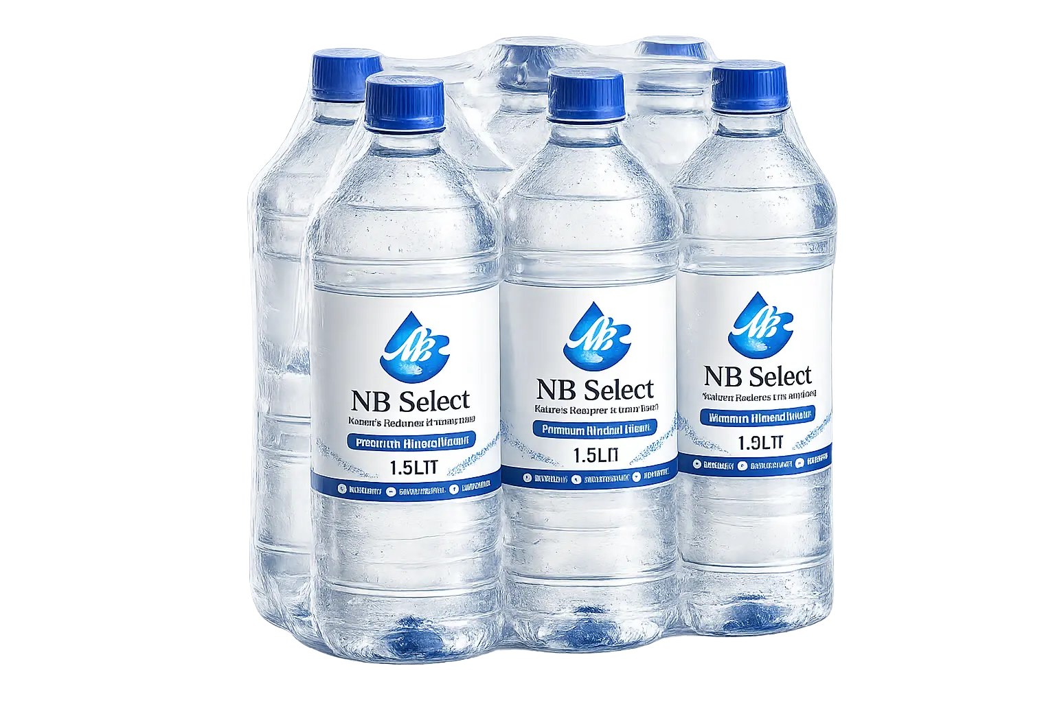 NB Select 1.5L Bottled Mineral Water 6-Pack