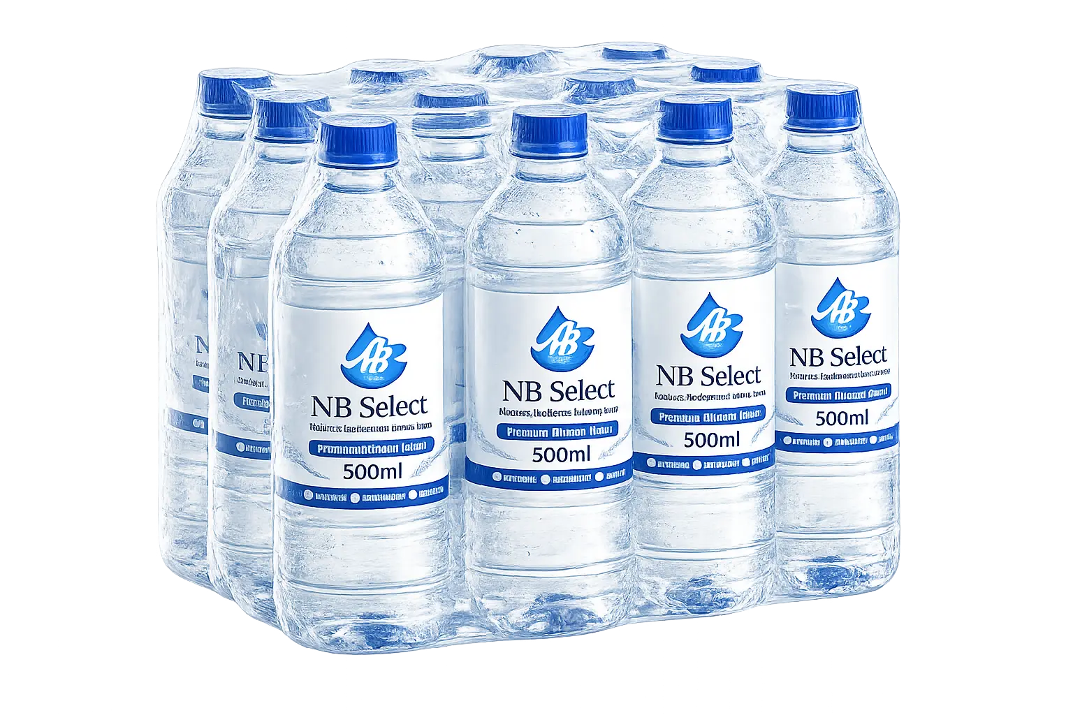 NB Select 500ml Bottled Mineral Water 12-Pack
