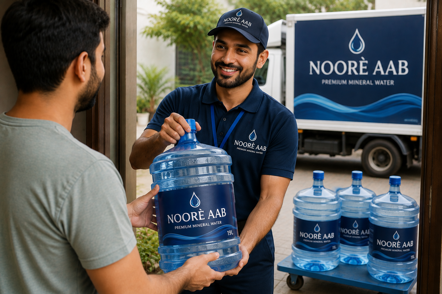 john-towner-3Kv48NS4WUU-unsplash how water delivery works - 19 liter water bottles ready for home delivery